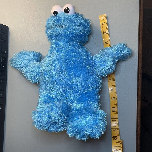 Gund Sesame Street Cookie Monster Plush Stuffed Animal 2013 Blue 12” Lov… - Picture 2 of 8